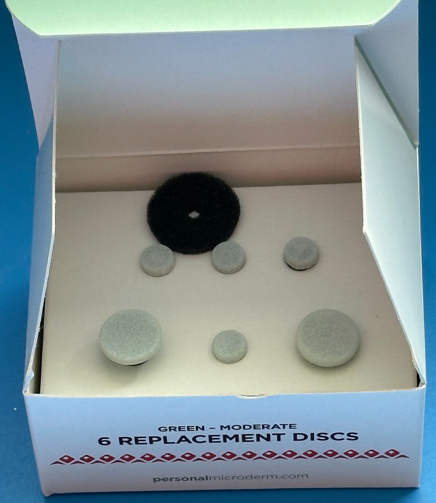 PMD Green Moderate Replacement Discs (4 small; 2 large; 1 filter) - NEW IN BOX