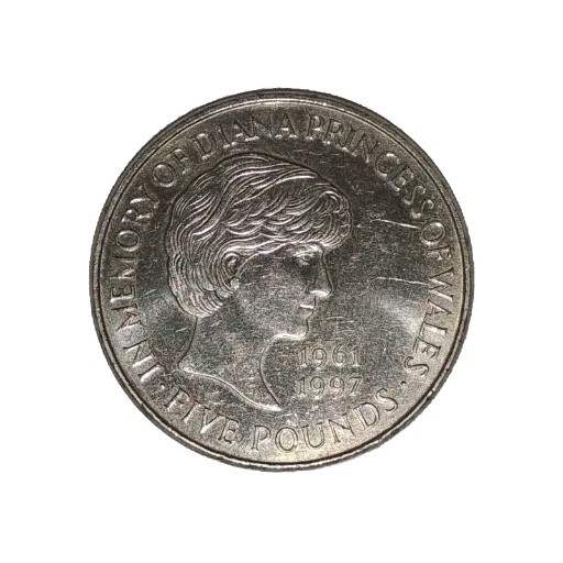 1999 Princess Dianna 5 Pound Coin