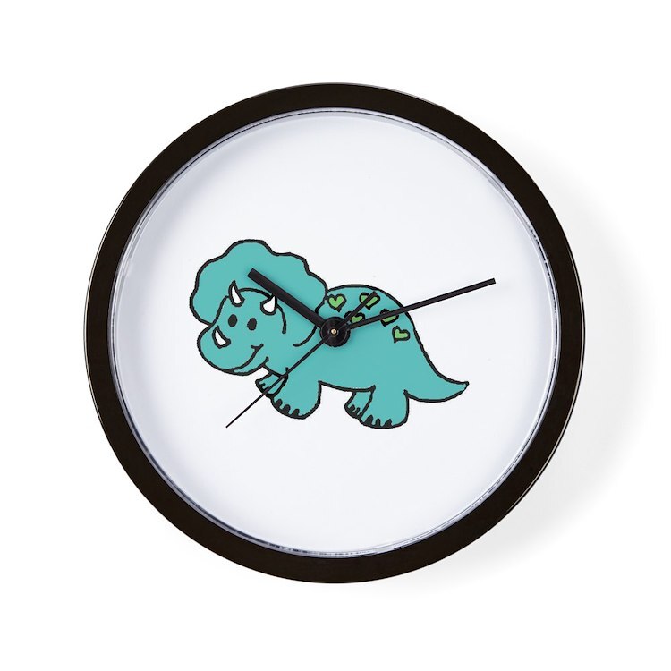 CafePress Triceratops 10" Wall Clock (465860001)