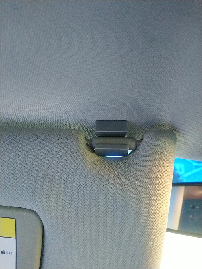 Replacement Honda Fit sun visor clip (3D Printed) (PAIR)