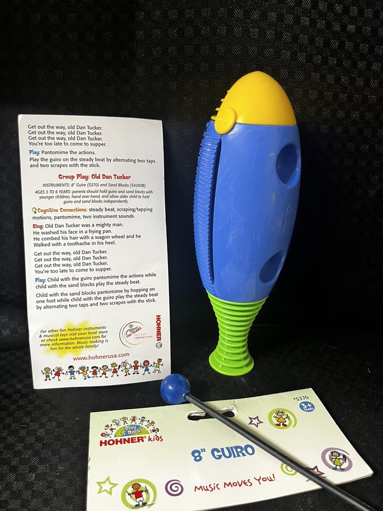 Hohner Kids 8” Guiro With Mallet