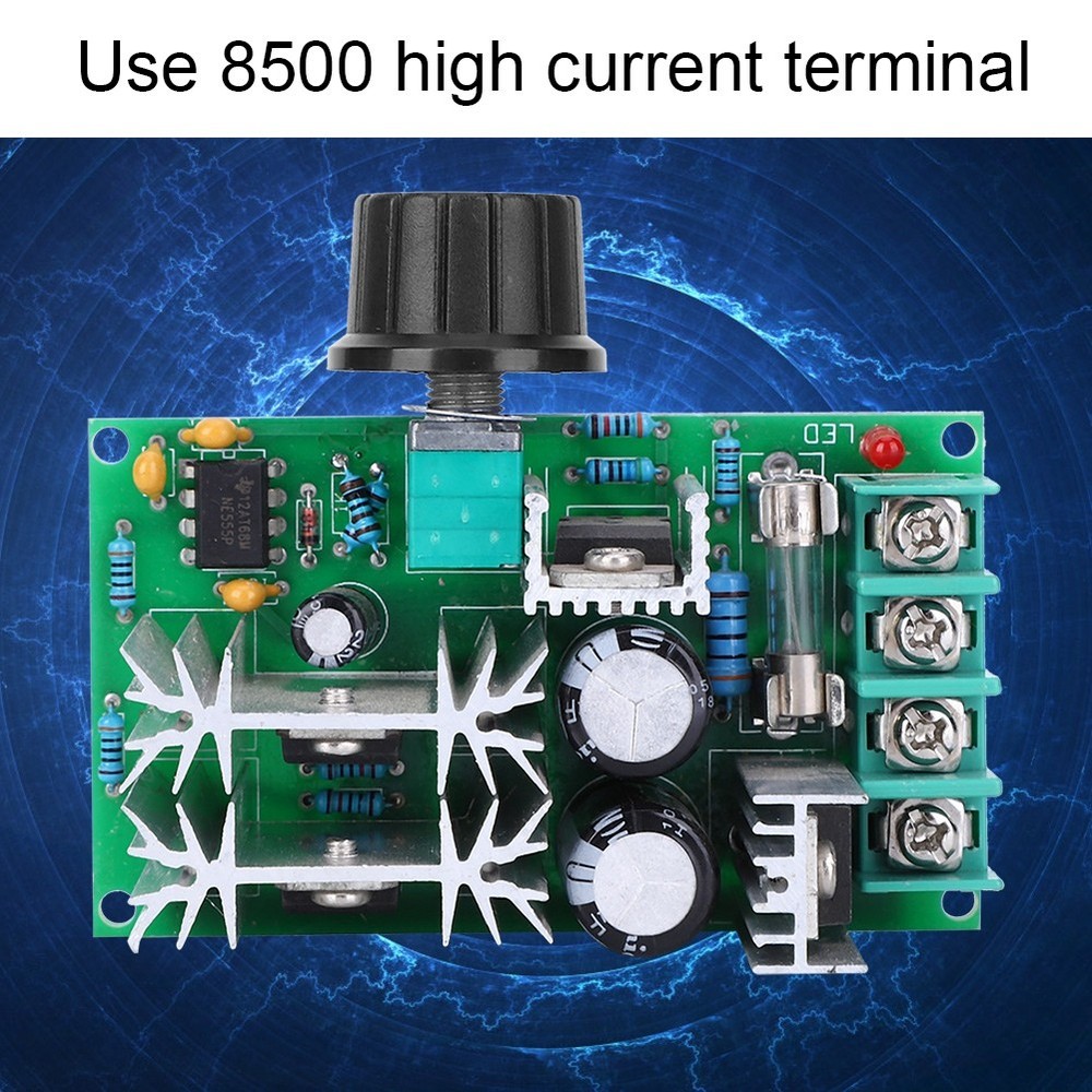 DC Motor Speed ​​Controller Module PWM Governor Power Regulator Fan 12V24V36V48ˇ