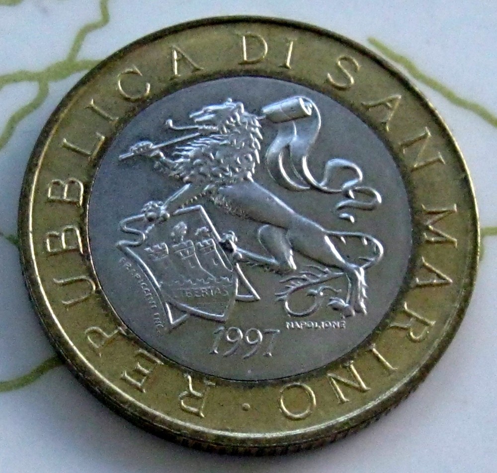 COIN SAN MARINO 1000L 1997 BU "1"