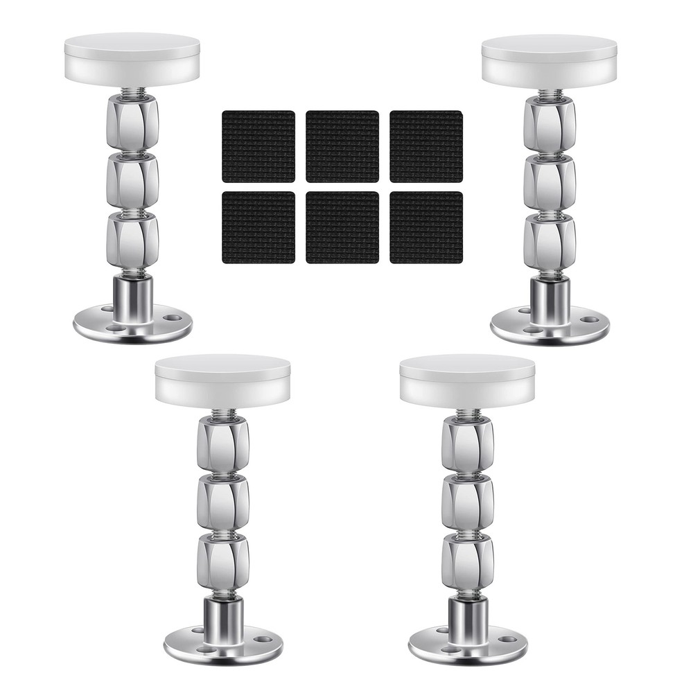 4PCS Adjustable Threaded Bed Frame Anti-Shake Tool (Upgraded), Headboard Stop...