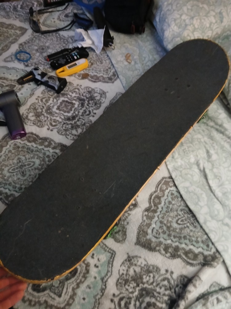 Limited EDITION Primitive X Naruto AKATSUKI clan Skateboard.