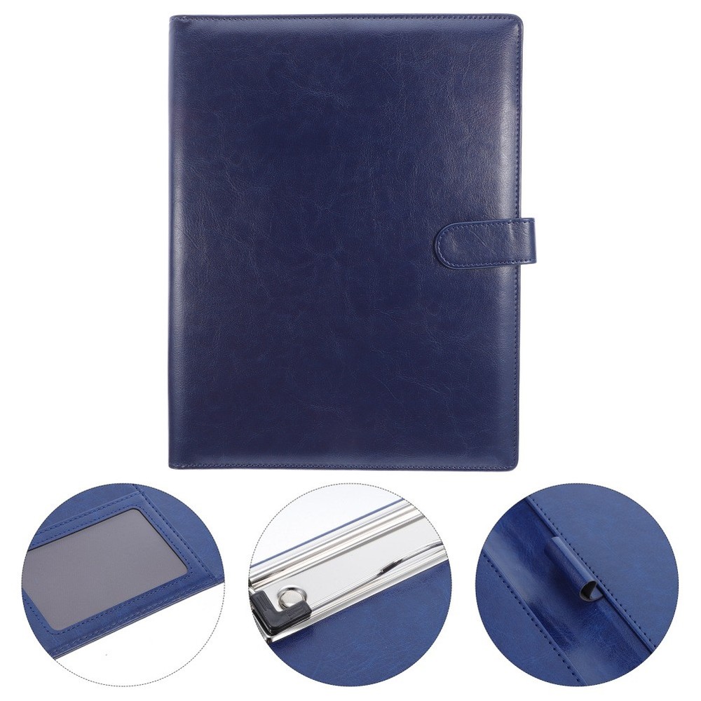 Business Document Folder Portfolio Office File Organizer Clipboard Holder