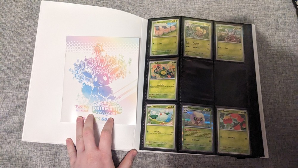 Pokémon TCG Prismatic Evolutions Partial Set Near Mint and Binder