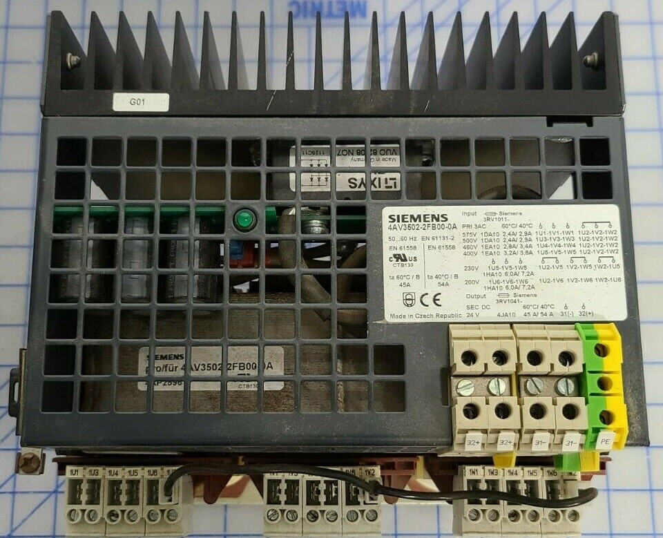 Siemens 4AV3502-2FB00-0A Power Supply/Transformer