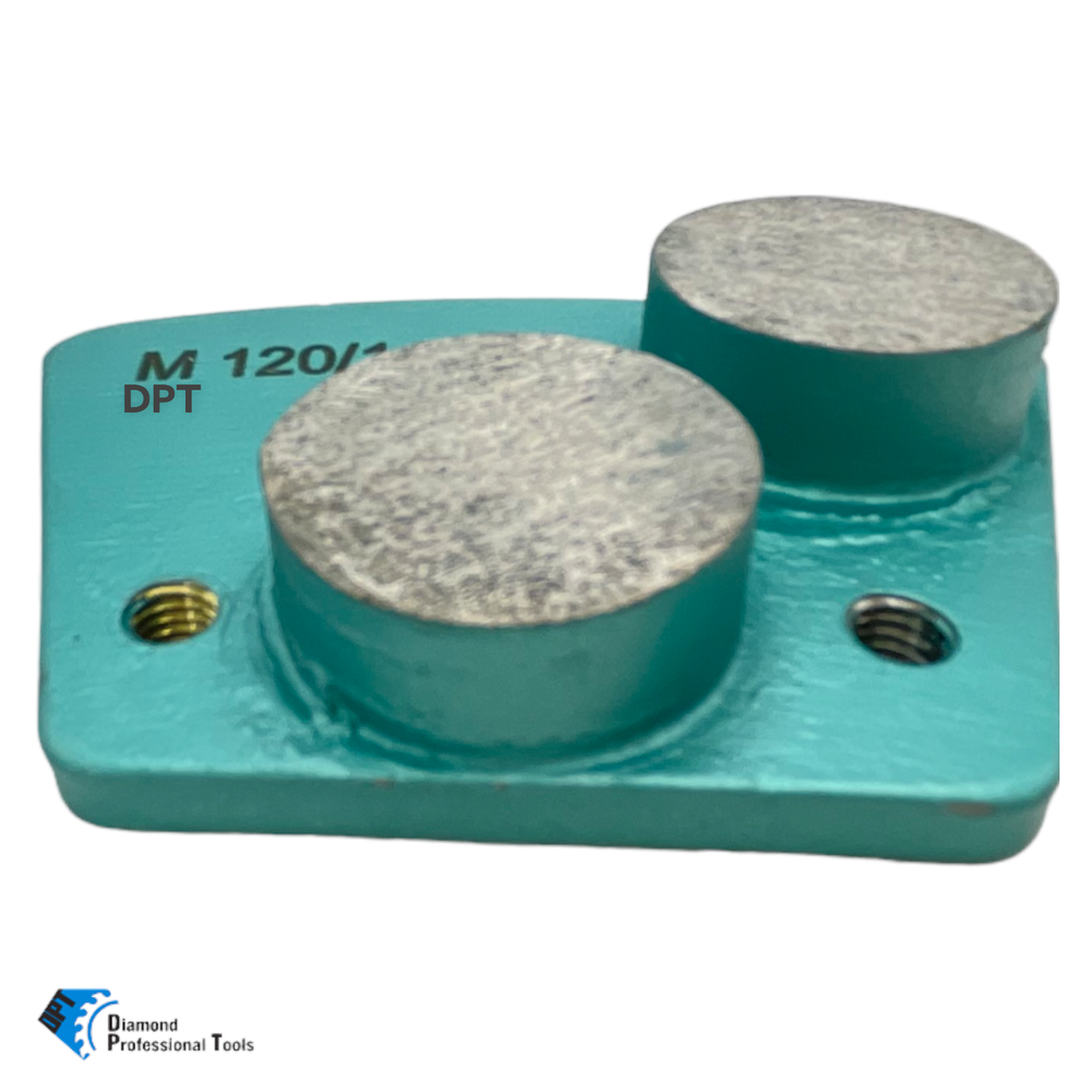 3 Pack Trapezoidal Grinder Tooling Medium Bond for Bolt on Grinder 120/140 Grit