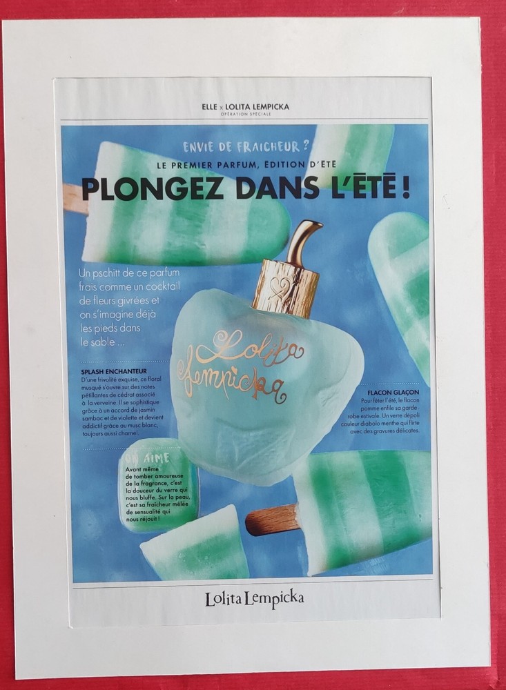 PRESS AD Perfume LOLITA DE LEMPICKA