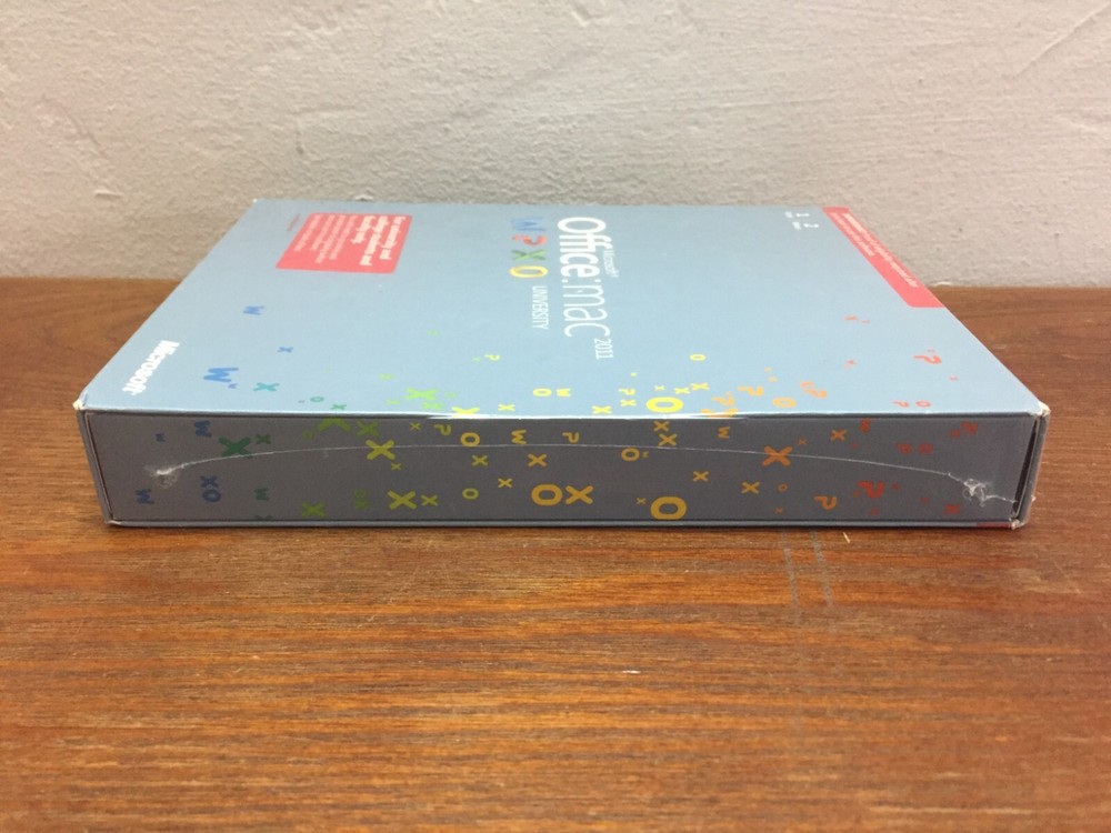 Microsoft Office University 2011 Mac Full Version Academic WPXO - New - Sealed
