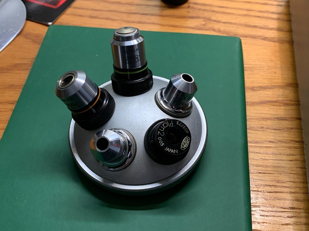Olympus BH Turret and 5 Objectives
