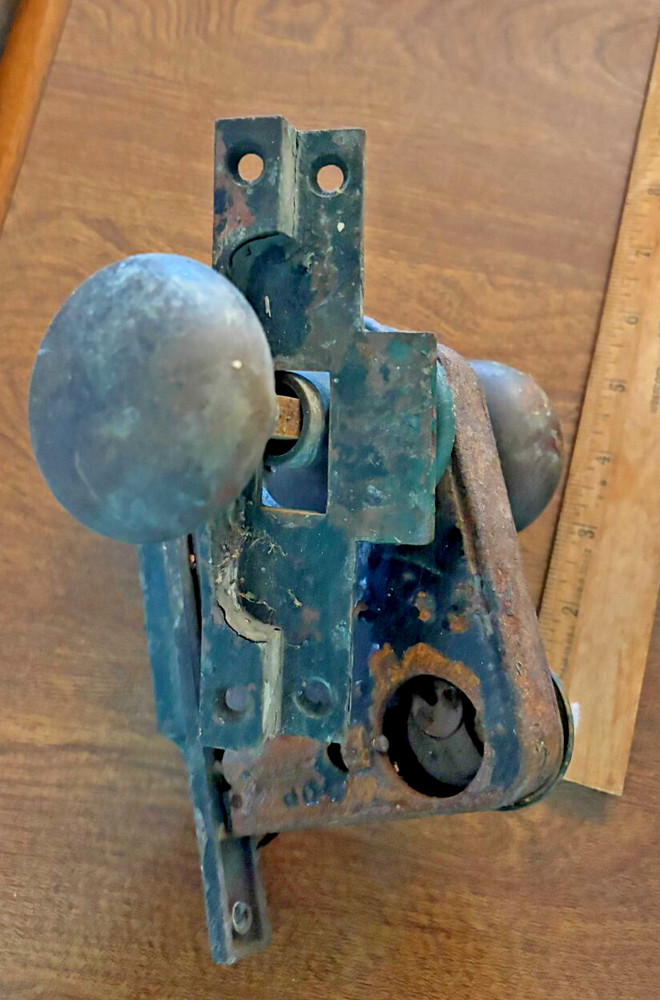 five mortise locks with accessory hardware 1930's? 20 pounds Corbin & Yale