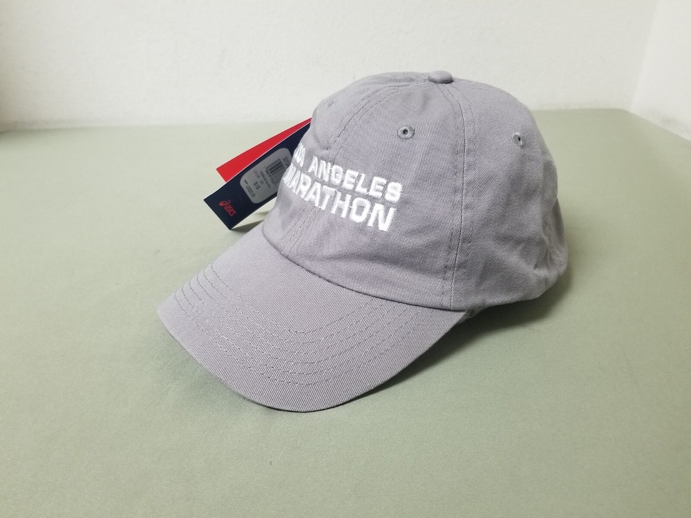 New Asics Los Angeles Marathon Adjustable Strap Baseball Cap.