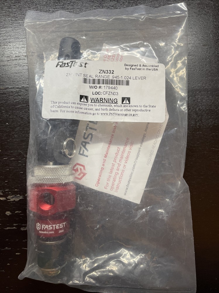 FasTest ZN332 INTERNAL SEALING CONNECTION TOOL, Range: 0.945" - 1.024"