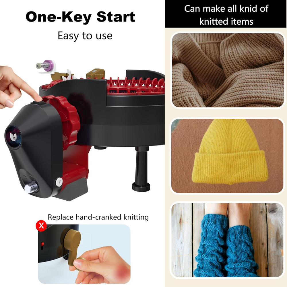 Electric Knitting Machine Adapter for Addi 46 Knitting Machine, Automatic Adapte