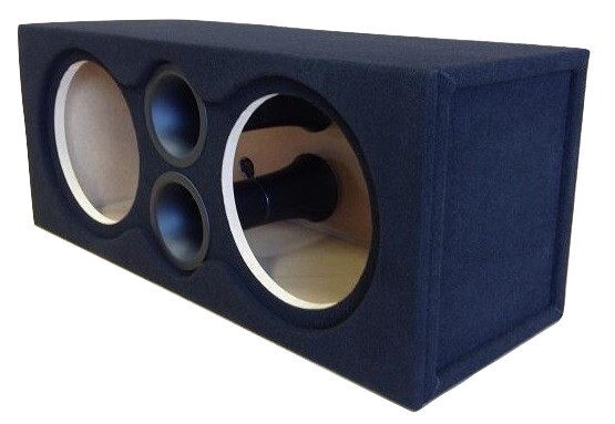 Custom Ported Sub Box Speake Enclosure for 2 12" DC Audio Level 4 / 5 Subs