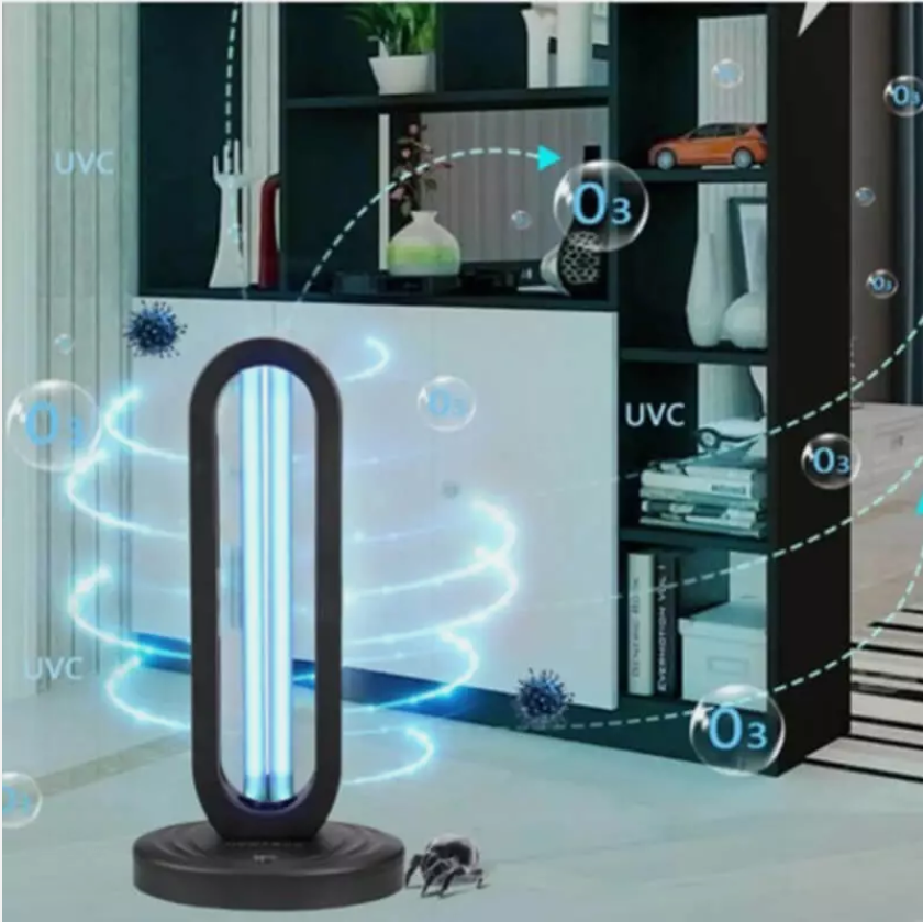 Ozone UV Light Disinfection 110V 38W ABS+quartz NEW w/Remote Controller