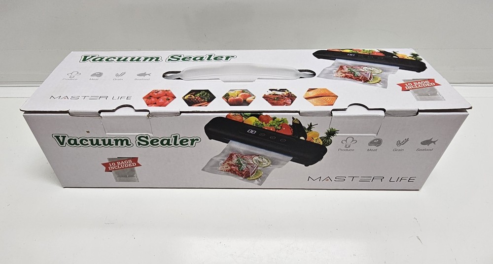 Master Life - Food Vacuum Sealer / Open Box