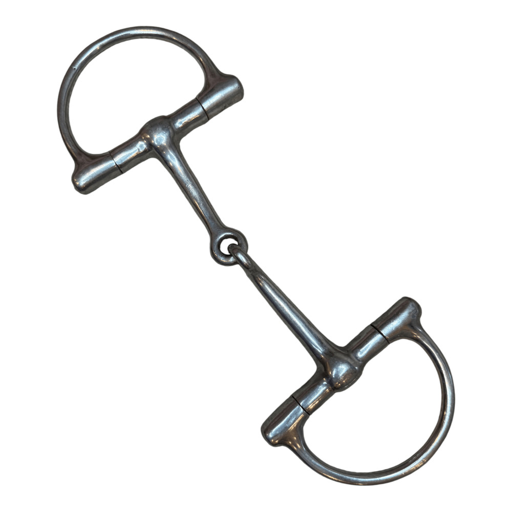 Dee Ring Snaffle in Stainless Steel - 4 3/4"