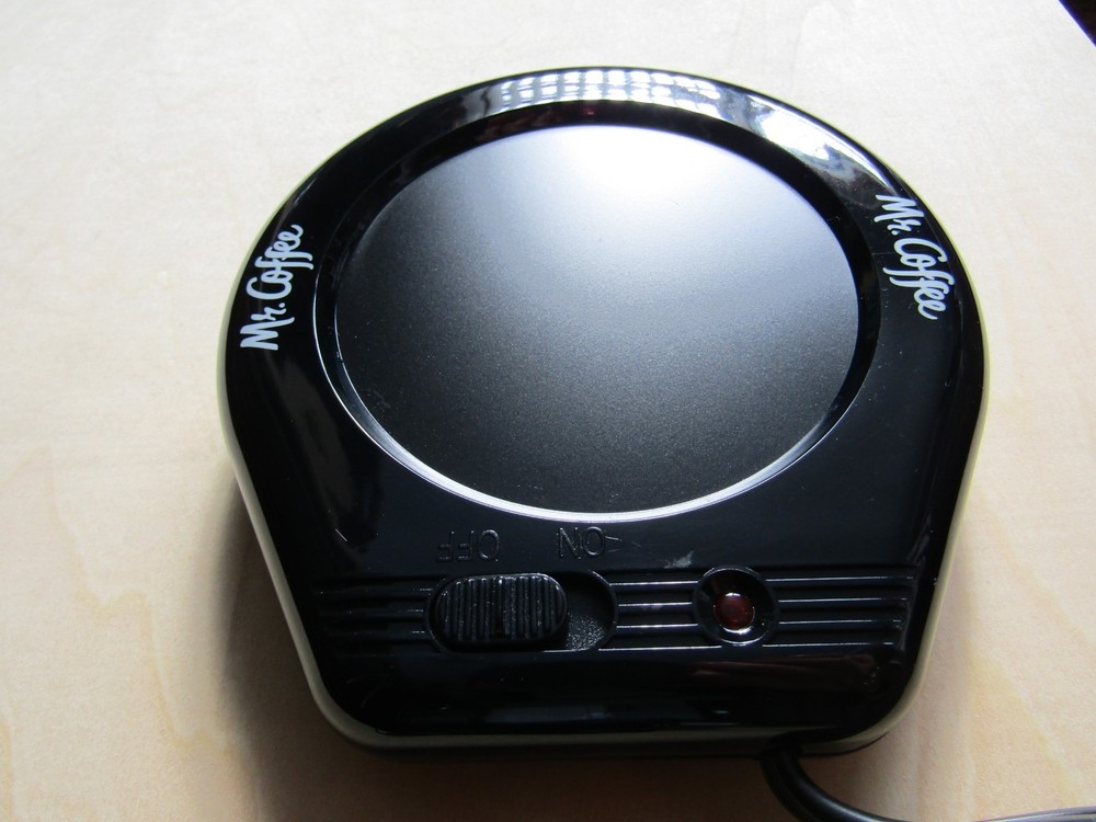 Mr. Coffee Mug Warmer Electric Cup Heating Plate - Black