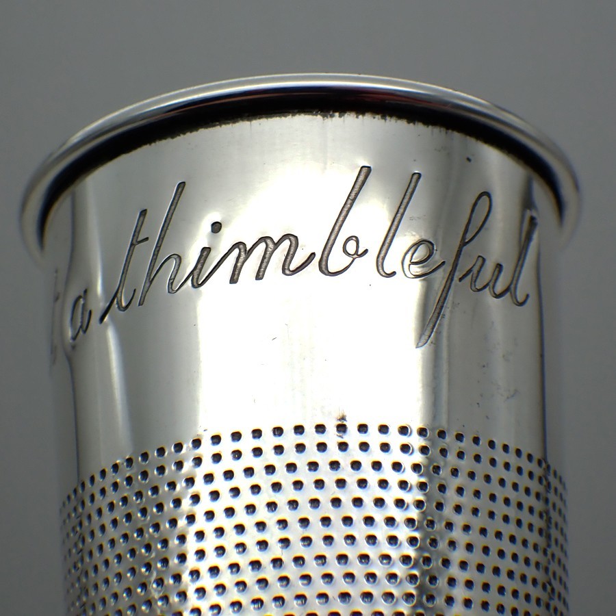 Just a Thimbleful Shot Cup Towle Sterling Silver