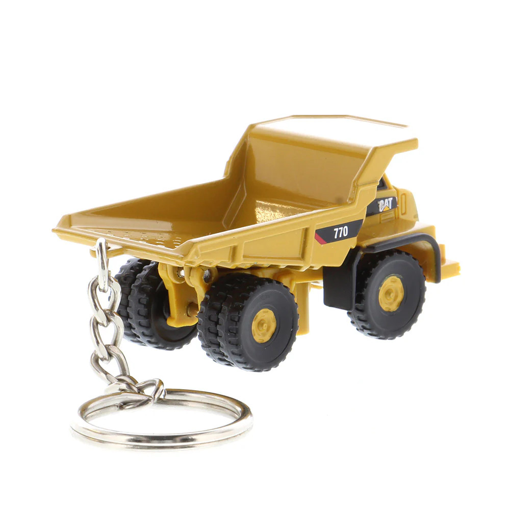 Caterpillar 770 Dump Truck Keychain Micro Constructor Diecast Masters #85985