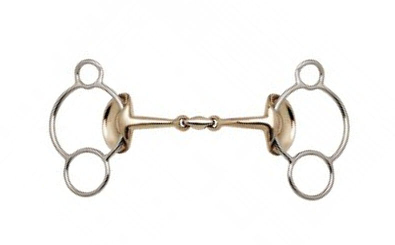 German Silver Wing Gag Bit