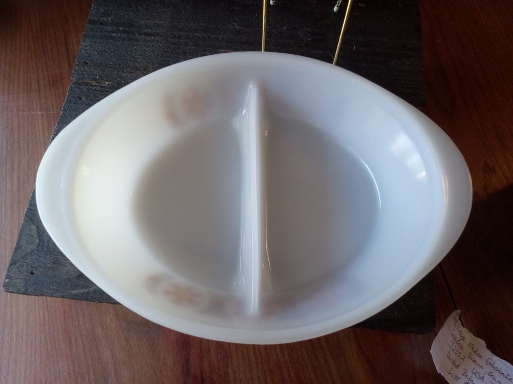 Vintage McKee Glasbake Oval Casserole Dish