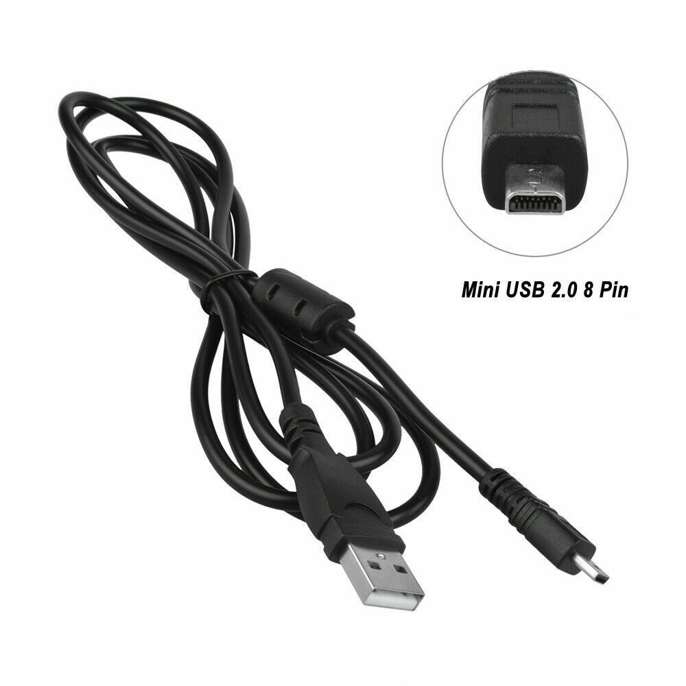 USB DC Charger PC Data Sync Cable Cord Lead For Sanyo Xacti VPC-E1500TP Camera