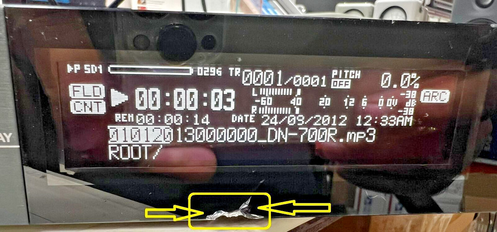 Denon DN-700R Network SD/USB Professional Audio Recorder, Tested & Works