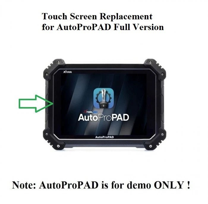Touch Screen Digitizer Replacement for XTOOL AutoProPAD FULL Version Programmer