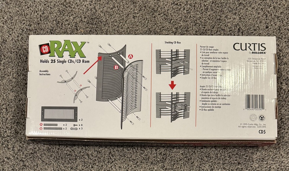 Curtis CD Rax CD Storage Rack