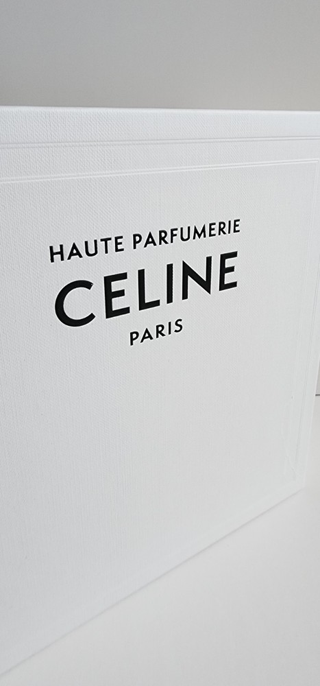 CELINE GIFT BOX, PROP, STAGING, DISPLAY WHITE BLACK