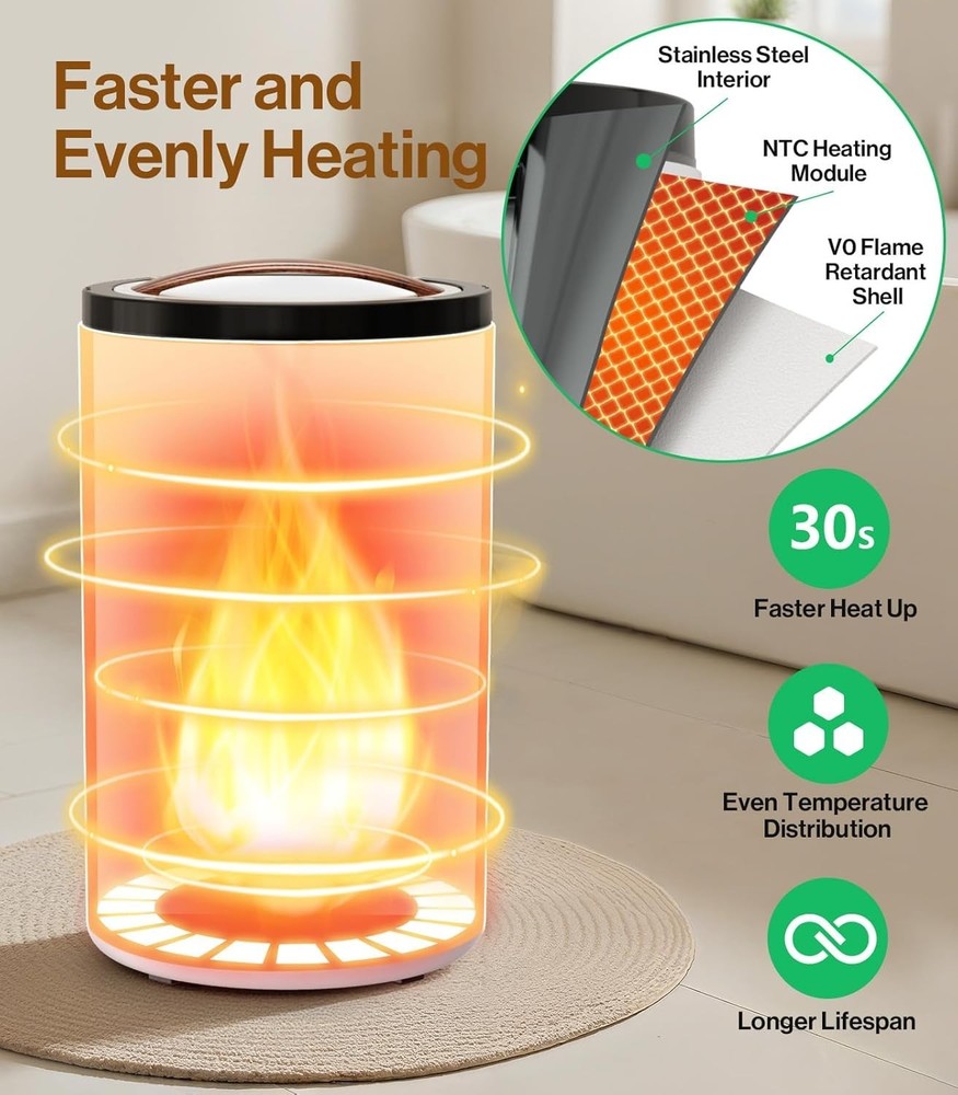 Towel Warmer 20L Hot Towel Warmer with Timer Adjustable Temp LED Display