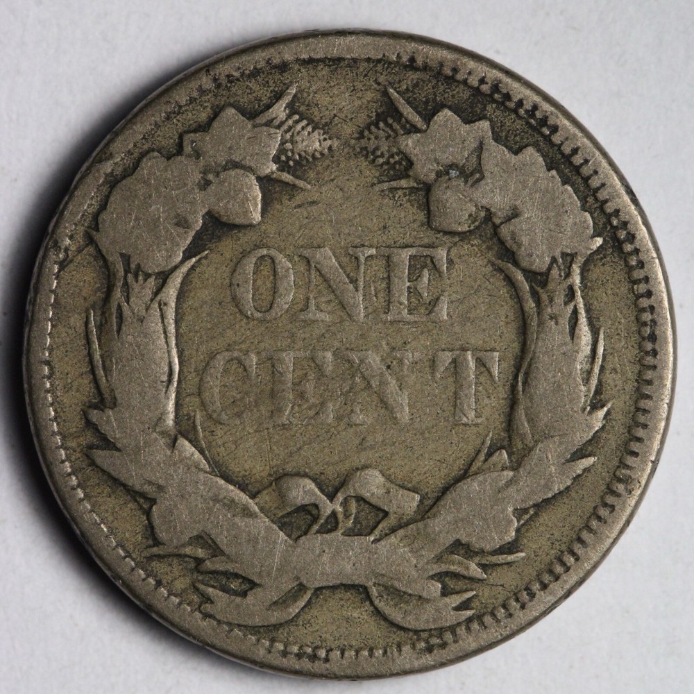 1857 Flying Eagle Cent Penny VG E101 YXCN