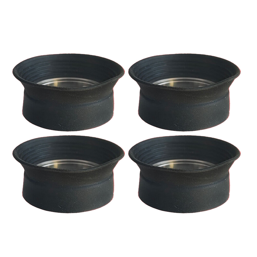 4pcs Binocular Microscope Eyepiece Cup Rubber Eye Lens Guard Shield For 29-36mm