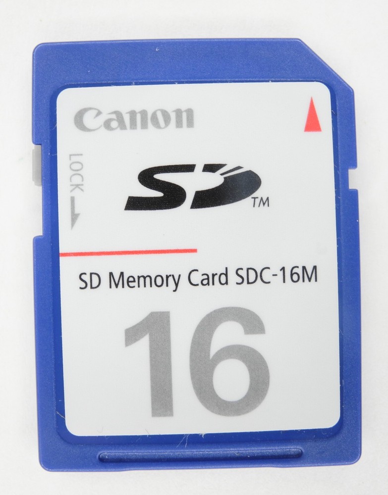 Canon Genuine 16MB MEGABYTE SDC-16M SD Camera Memory Card