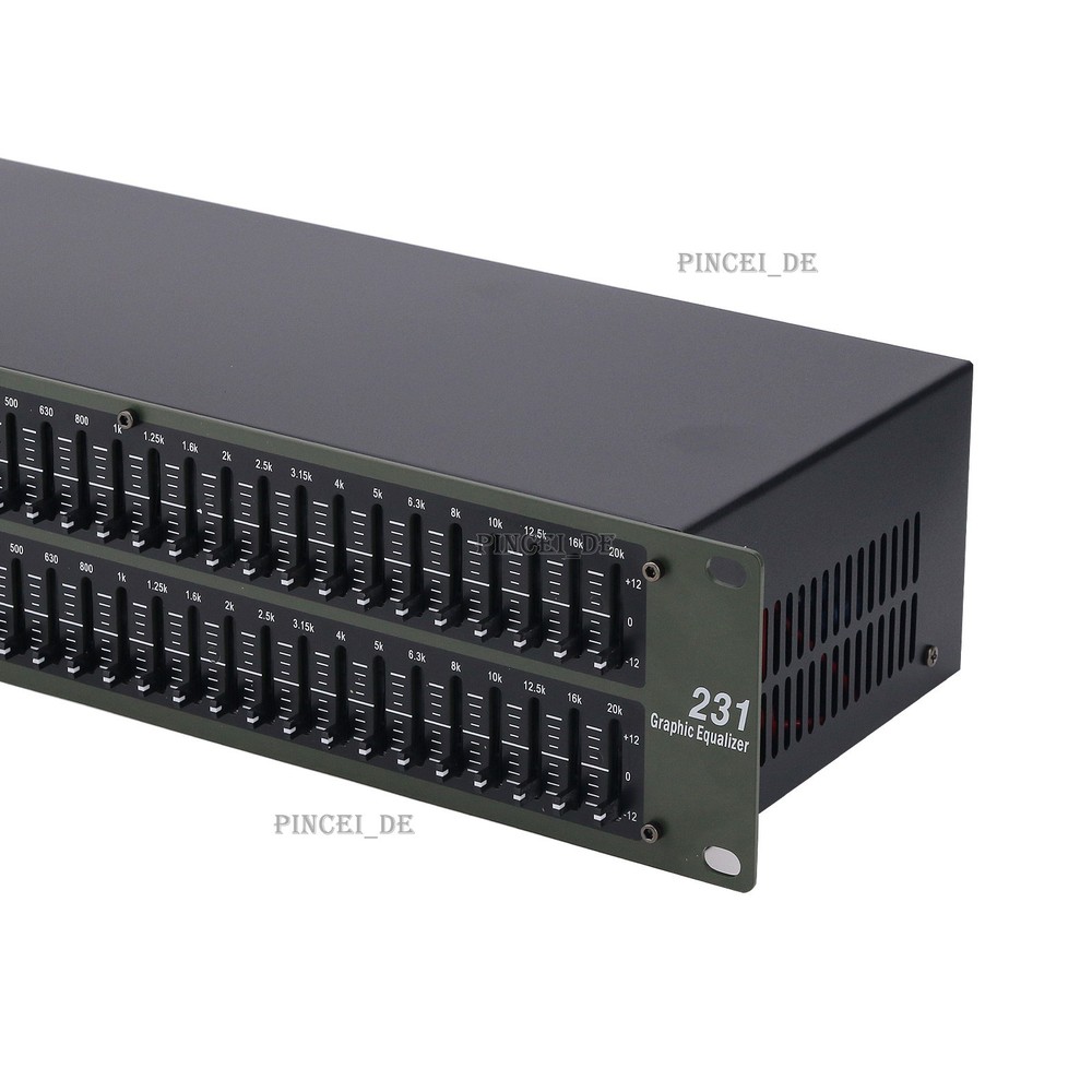 231 Dual 31 Segment Equalizer Professional Equalizer for Home KTV