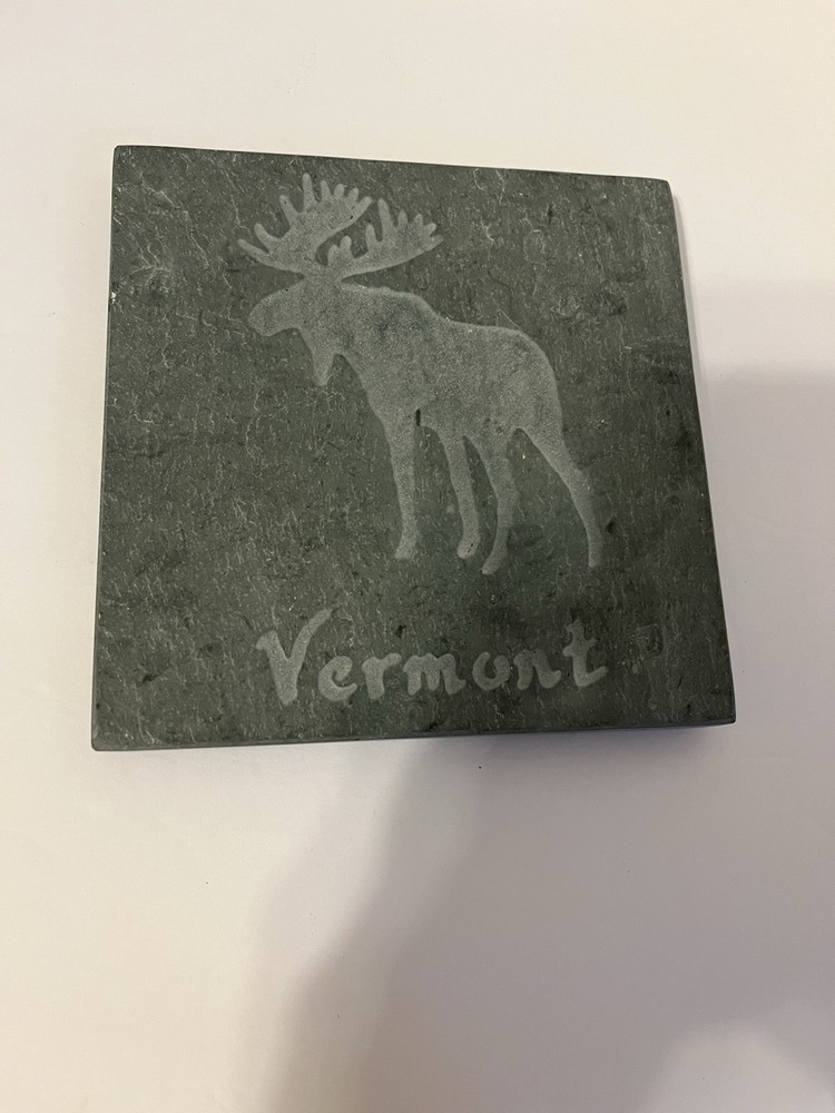 Slate Stone Vermont Engraved Tile