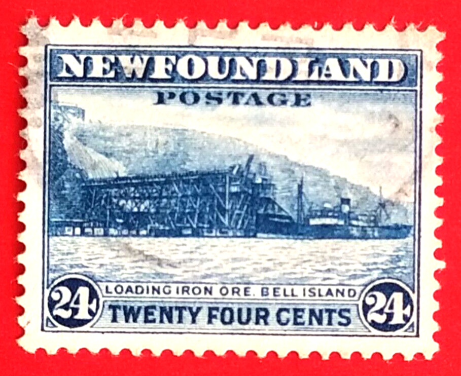 Canada Newfoundland #210 Perf 13.5 Perkins Bacon Printings - Loading Ore Used