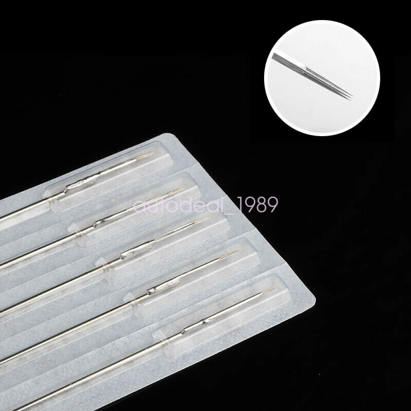 100Pcs Mixed 10 Models Bundle Tattoo Needles Tips Pins Lining Shading RL RS M1
