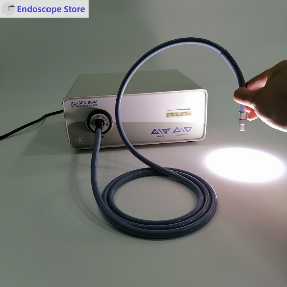 Medical Surgical LED 80W Endoscope Cold Light Source Match WOLF Customized KWS