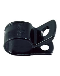 Perko Line Support Clips Black Plastic 1/2"