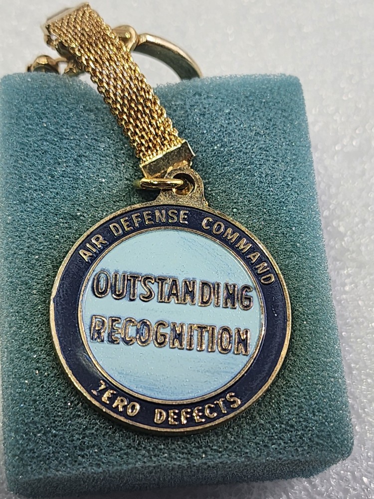 USAF 1960s Air Defense Command Zero /Defects Award Key Chain