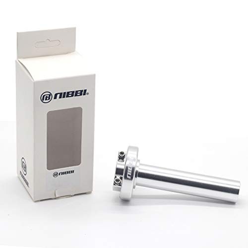 New Throttle Grip Replacement High Performance Adjustable Modified silver