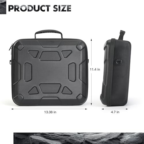 Case for Starlink Mini，Waterproof Shockproof Hard case, Portable Storage black