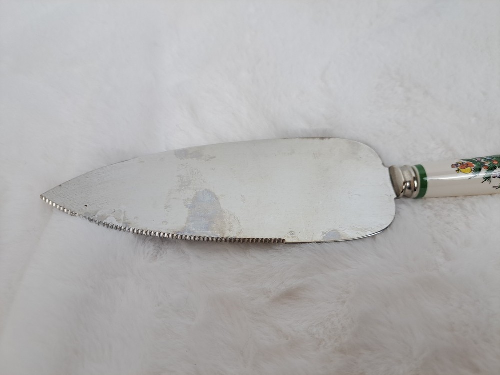 Spode Christmas Tree Cake Pie Pastry Server Stainless Sheffield England