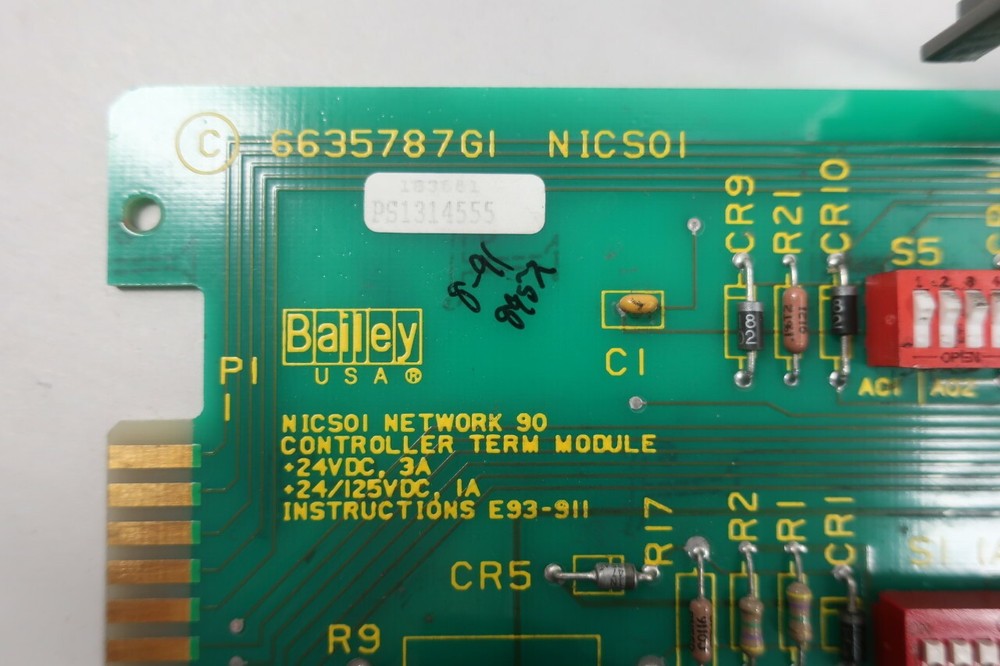 Bailey NICS01 Network 90 Control Termination I/o Module