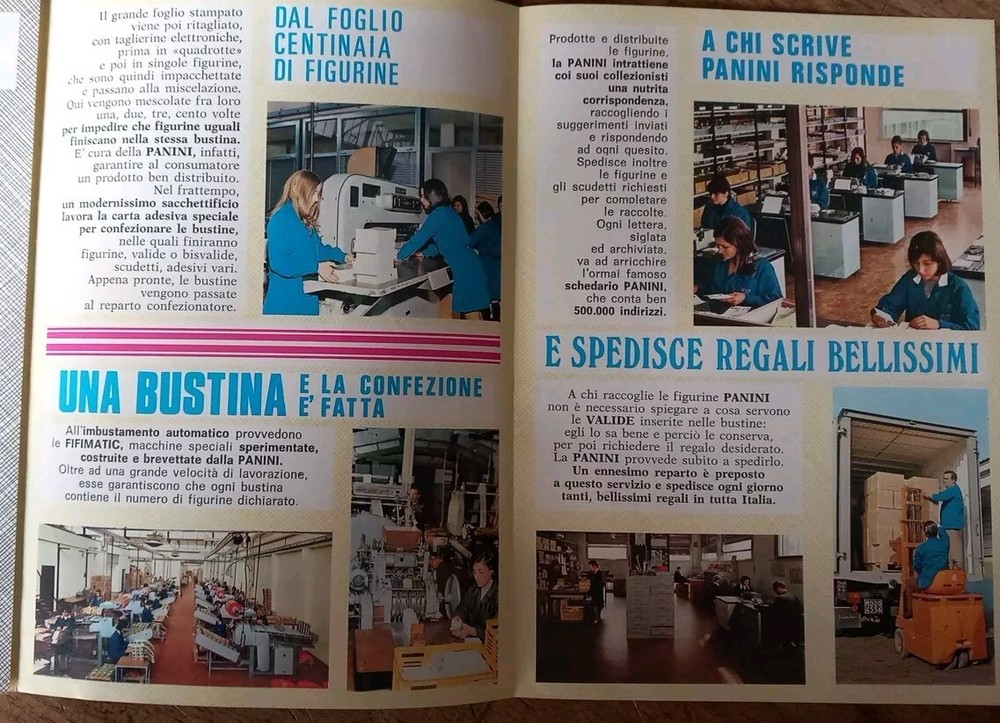 Panini Figure Leaflet.1974